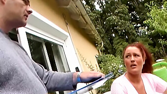 German Beauty Takes Cum On Face In Outdoor Threesome