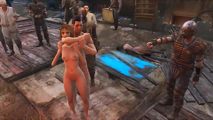 Fallout 4: Orgie publică Diamond City cu personaje din desene animate