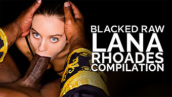 Lana Rhoades' Intense Anale En Tattoo Show In Blackedraw.