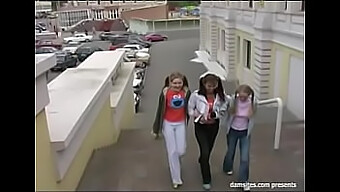 Foursome With Russian Teenagers