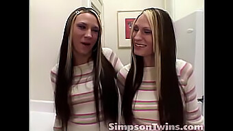 Simpson Twins Pleasure Themselves In The Kitchen