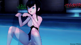 Mavis And Her Friends' Pool Party Turns Steamy In Hotel Transylvania