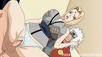 Tsunade Og Jiraiyas Intense Hentai-Møde I Naruto-Tema Parodi