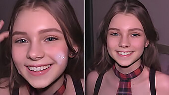 Fresh-Faced Beauty Takes It Like A Cum-Filled Submissive In Homemade Video