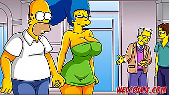 Mẹ Nóng Bỏng Nhất Trong Thị Trấn: Simpsons Hentai Với Bộ Ngực To Và Mông To