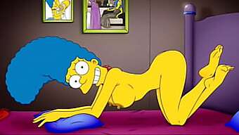 การหลบหนีทางทวารหนักที่เร่าร้อนของ Marge ในวิดีโอธีม Hentai