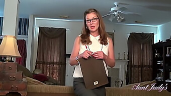 Isabella, A 43-Year-Old Amateur With A Natural Hairy Pussy, Becomes Your New Office Secretary